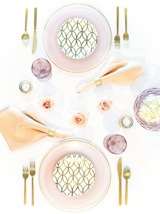 Rose All Day, TableTop Creation, TableScape, Table Design, Tablescape Rental